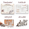 Puzzle Locomotiva Lemn 3D - 13 cm