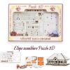 Puzzle Casa Lemn 3D- 12 cm