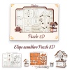 Puzzle Fantana Lemn 3D - 10 cm
