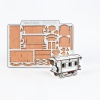 Puzzle Vagon Lemn 3D - 13 cm