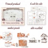 Puzzle 3D Set Casa si Fantana - 10 cm + 7 cm