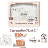 Puzzle 3D Set Casa si Fantana - 10 cm + 7 cm