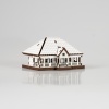 Puzzle Casa Lemn 3D- 10 cm