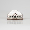 Puzzle Casa Lemn 3D- 10 cm