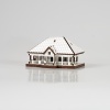Puzzle Casa Lemn 3D- 10 cm