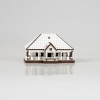 Puzzle Casa Lemn 3D- 10 cm