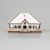 Puzzle Casa Lemn 3D- 12 cm