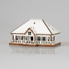 Puzzle Casa Lemn 3D- 12 cm