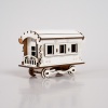 Puzzle Vagon Lemn 3D - 13 cm