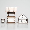 Puzzle 3D Set Casa si Fantana - 10 cm + 7 cm