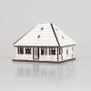 Puzzle Casa Lemn 3D- 8 cm