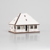 Puzzle Casa Lemn 3D- 8 cm