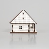 Puzzle Casa Lemn 3D- 8 cm