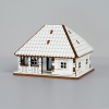 Puzzle Casa Lemn 3D- 8 cm