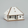 Puzzle Casa Lemn 3D- 8 cm