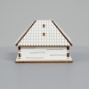 Puzzle Casa Lemn 3D- 8 cm