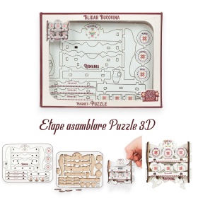 Puzzle Blidar Lemn 3D - 8 cm