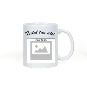 Cana personalizabila cu textul si poza ta - 300 ml