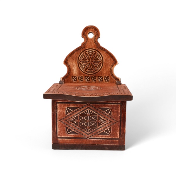 Sararita din lemn, floarea vietii - 14 cm x 10 cm x 24 cm