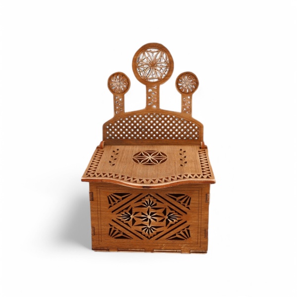 Sararita din placaj, floarea vietii - 14 cm x 10 cm x 24 cm