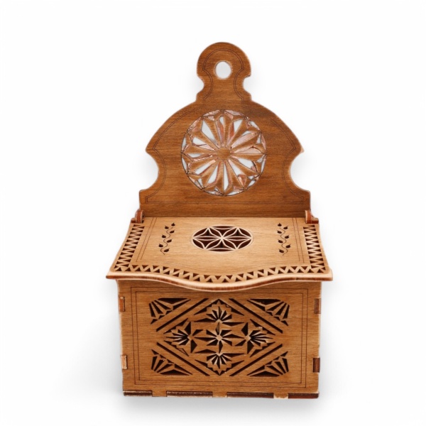 Sararita din placaj, floarea vietii - 14 cm x 10 cm x 24 cm