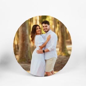 Tablou CANVAS rotund - Personalizabil diametrul de 30 cm