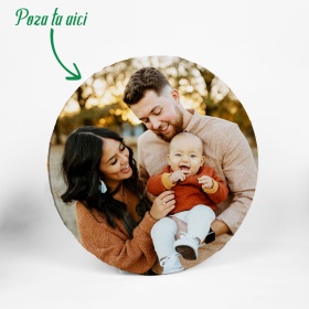 Tablou CANVAS rotund - Personalizabil diametrul de 30 cm