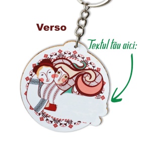 Breloc Ne iubim strașnic- Personalizabil