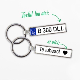 Breloc NR Inmatriculare Personalizabil