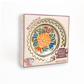 Farfurie adanca din ceramica - motive traditionale - 20 cm