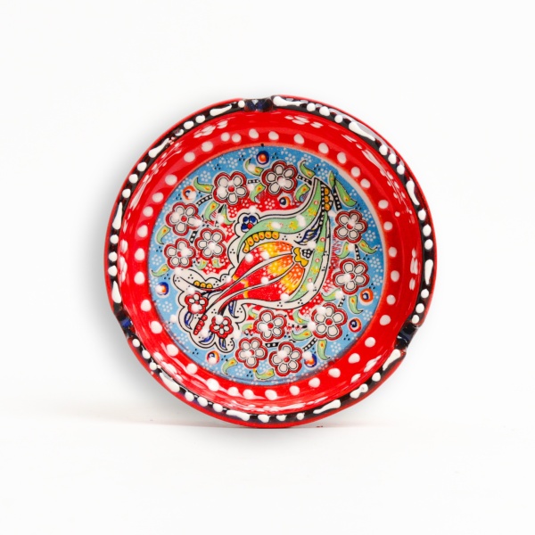 Scrumiera din ceramica decorata - 11 cm x 4 cm