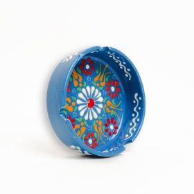 Scrumiera din ceramica decorata - 11 cm x 3,5 cm