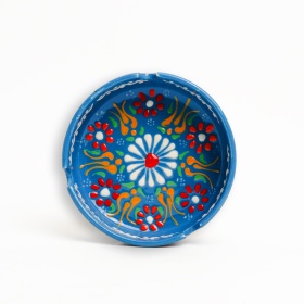 Scrumiera din ceramica decorata - 11 cm x 3,5 cm