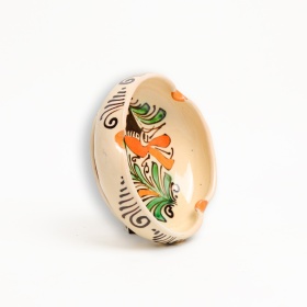 Scrumiera din ceramica decorata - 11 cm x 3,5 cm