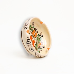 Scrumiera din ceramica decorata - 11 cm x 3,5 cm