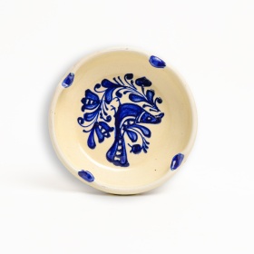 Scrumiera din ceramica decorata - 11 cm x 3,5 cm