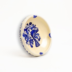 Scrumiera din ceramica decorata - 11 cm x 3,5 cm