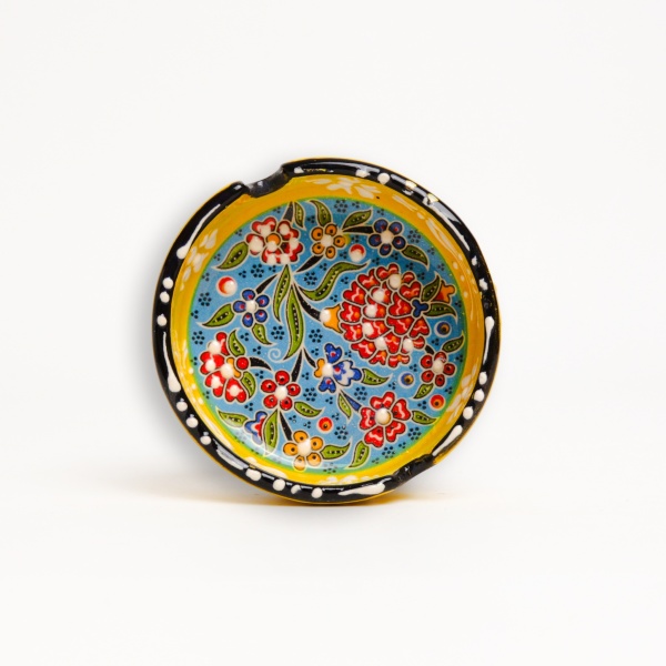 Scrumiera din ceramica decorata - 8 cm x 3 cm