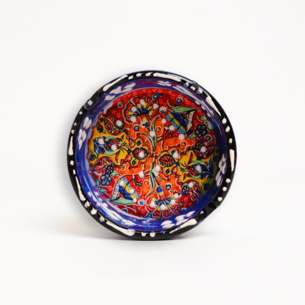 Scrumiera din ceramica decorata - 8 cm x 3 cm