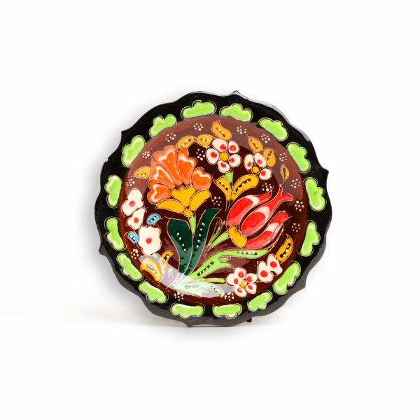 Farfurie ornamentala din ceramica - 13 cm