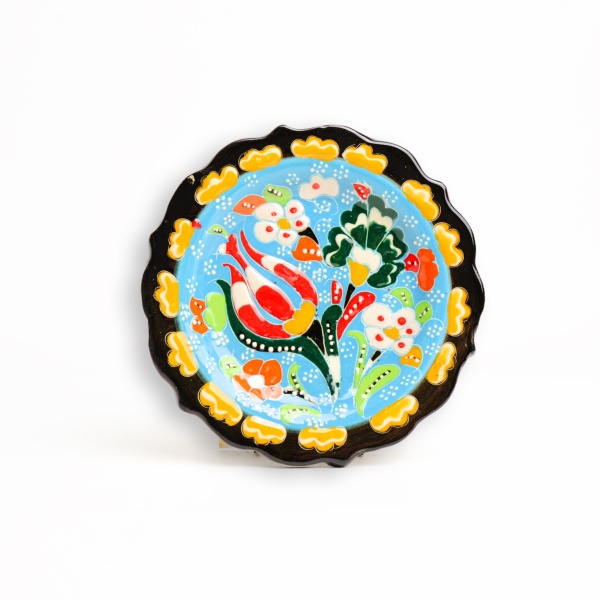 Farfurie ornamentala din ceramica - 13 cm