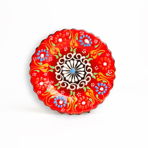 Farfurie ornamentala din ceramica - 13 cm