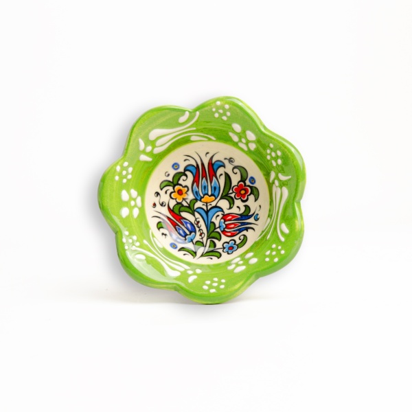 Castron din ceramica cu motive traditionale - 10 cm x 4 cm