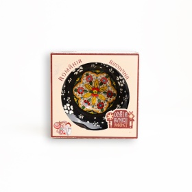 Castron din ceramica cu motive traditionale - 10 cm x 4 cm