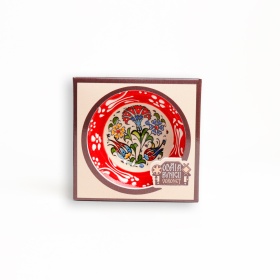 Castron din ceramica cu motive traditionale - 10 cm x 4 cm