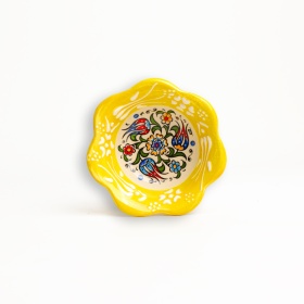 Castron din ceramica cu motive traditionale - 10 cm x 4 cm