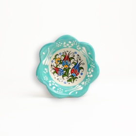 Castron din ceramica cu motive traditionale - 10 cm x 4 cm