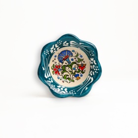 Castron din ceramica cu motive traditionale - 10 cm x 4 cm