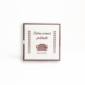 Castron din ceramica cu motive traditionale - 9 cm x 4 cm