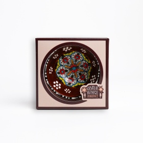 Castron din ceramica cu motive traditionale - 9 cm x 4 cm